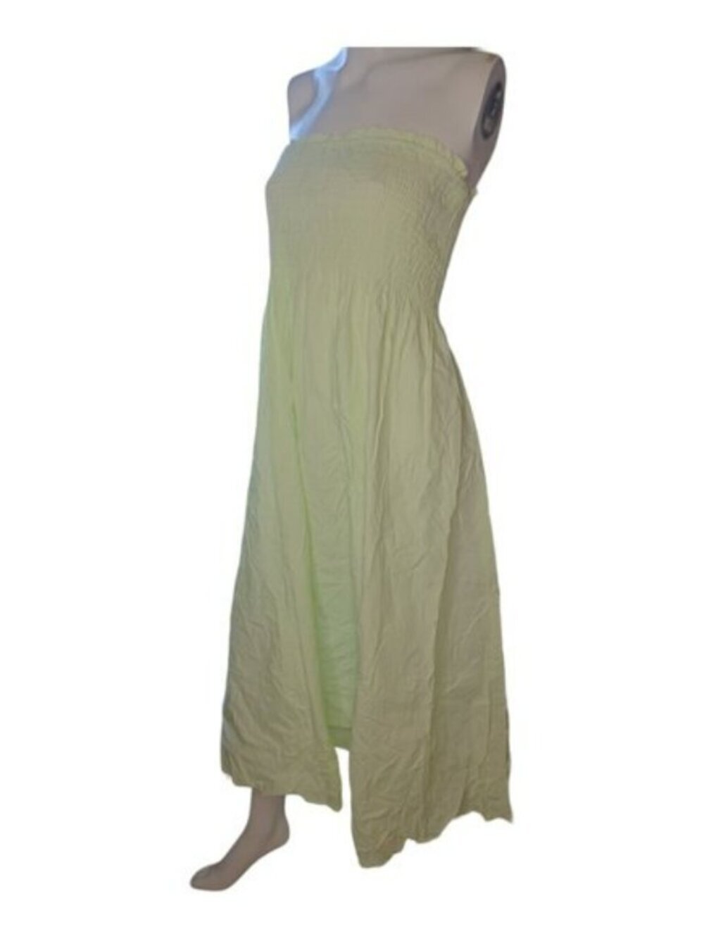 Zara bare shoulder elasticized bodice Long summer dress‎